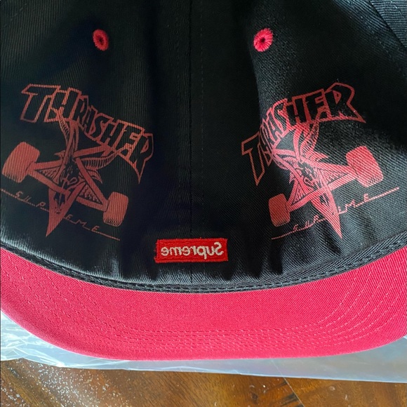 NEW Supreme / Thrasher 6-Panel Black Size L - Picture 10 of 11
